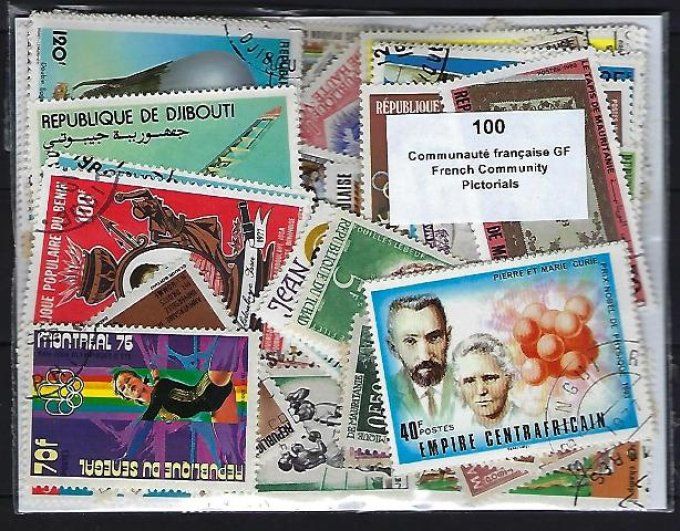 Collections de timbres de la Communauté Française Commémoratifs oblitérés