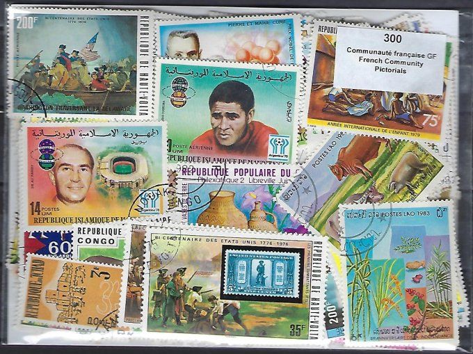 Collections de timbres de la Communauté Française Commémoratifs oblitérés