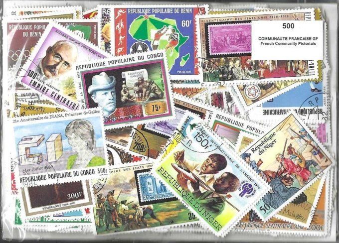 Collections de timbres de la Communauté Française Commémoratifs oblitérés