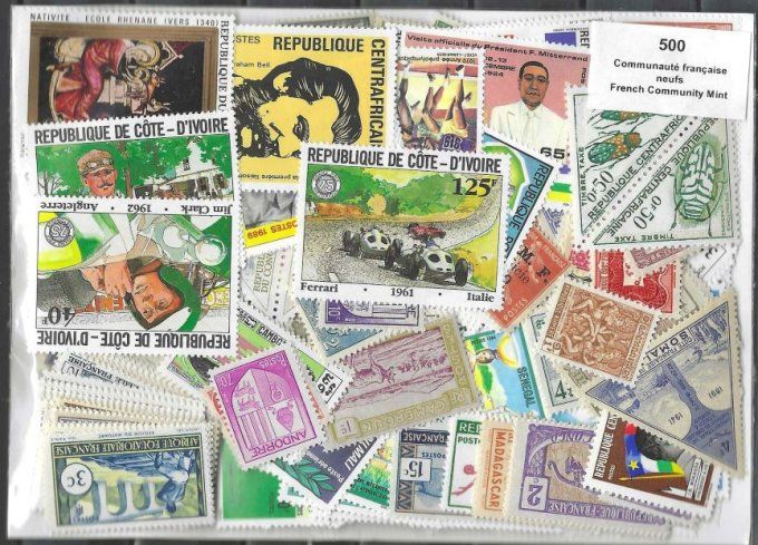 Collections de timbres de la Communauté Française Commémoratifs Neufs