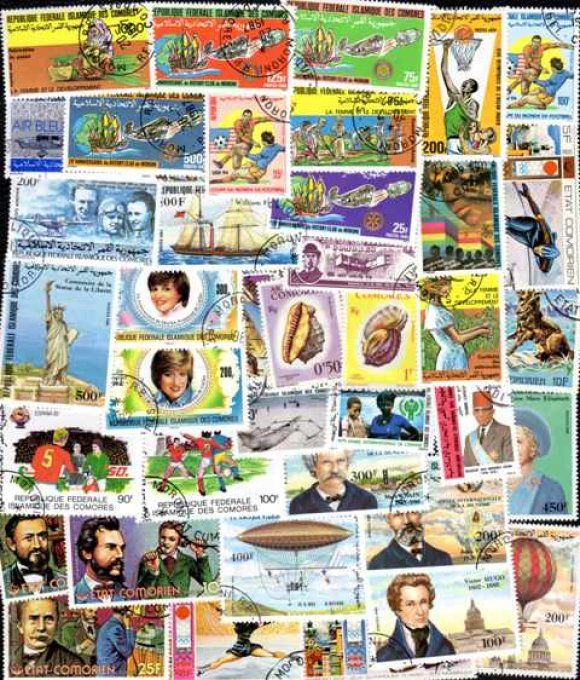 Collections de timbres des Comores