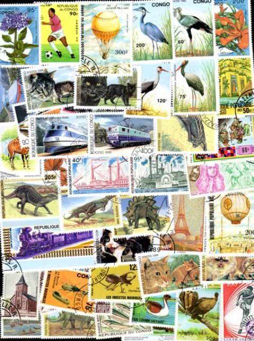 Collections de timbres du Congo Français