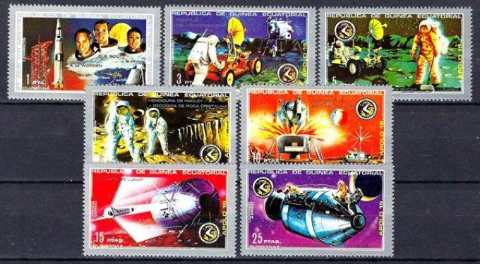 Guinée Equatoriale 1971 (cos11) série complète de 7 timbres neufs ** luxe