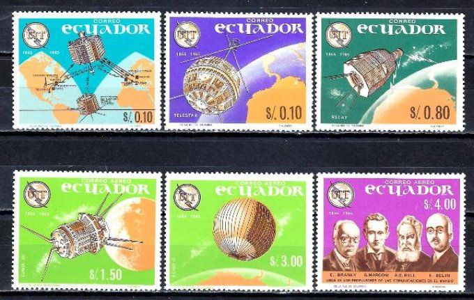 Equateur 1997 (cos4) série complète de 6 timbres neufs ** luxe MNH