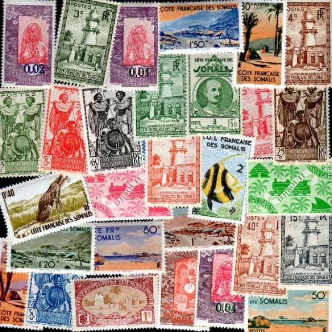 Collections de timbres Côte Françaises des Somalis