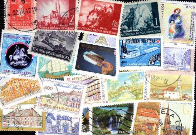 Collections de timbres de Croatie