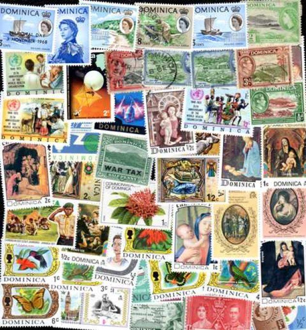 Collections de timbres de la Dominique