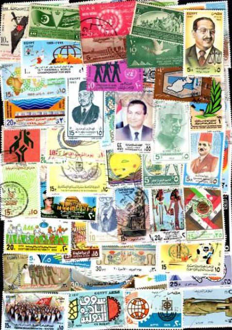 Collections de timbres d'Egypte