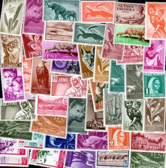 Collections de timbres d'Espagne Colonies