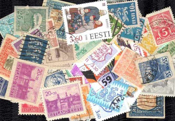 Collections de timbres d'Estonie