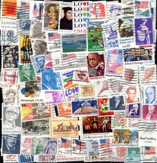 Collections de timbres des Etats-Unis