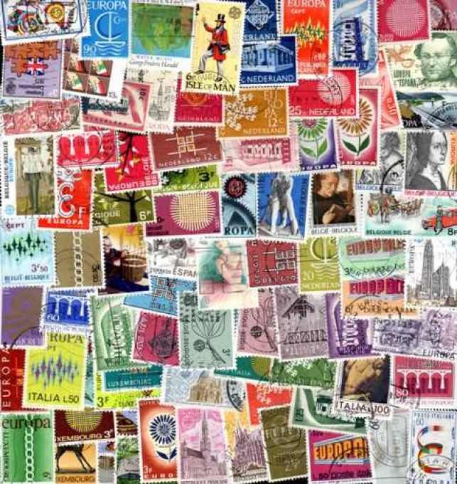 Collections de timbres Thème Europa