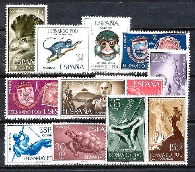 Collections de timbres de Fernando Poo