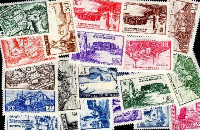 Collections de timbres des Fezzan