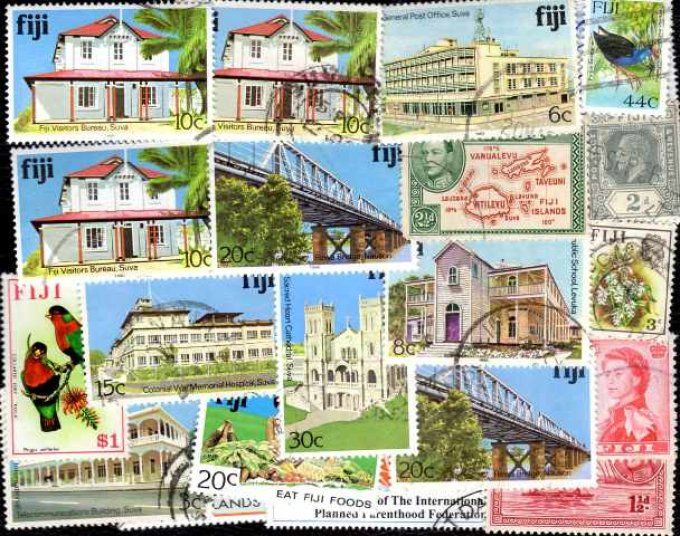 Collections de timbres des Iles Fidji