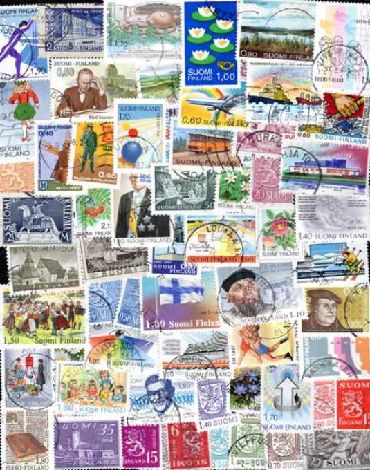 Collections de timbres de Finlande grands formats