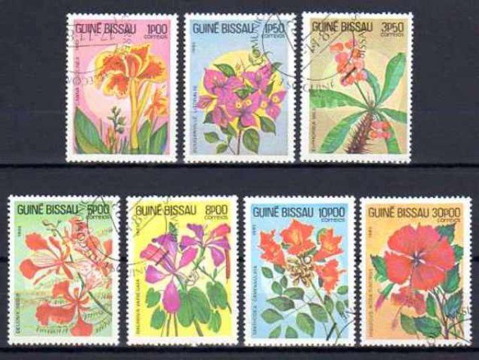 Guinée Bissau 1983 (FL104) série complète de 7 timbres oblitérés