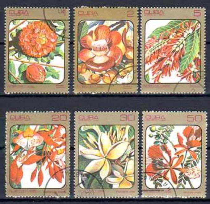 Cuba 1984 (FL105) série complète de 6 timbres oblitérés