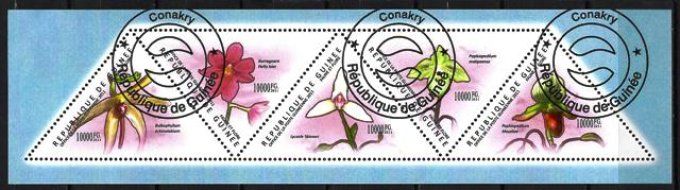 Guinée 2011 (FL134) série complète de 5 timbres oblitérés en feuillet