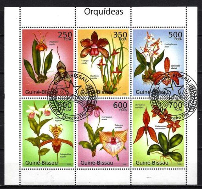 Guinée Bissau 2010 (FL136) série complète de 6 timbres oblitérés