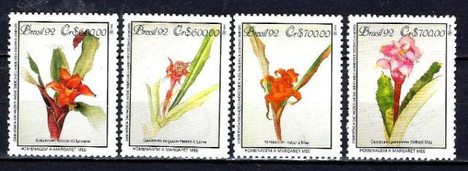 Brésil 1992 (FL144) série complète de 4 timbres neufs ** 