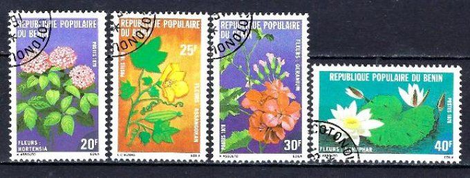 Bénin 1979 (FL145) série complète de 4 timbres oblitérés