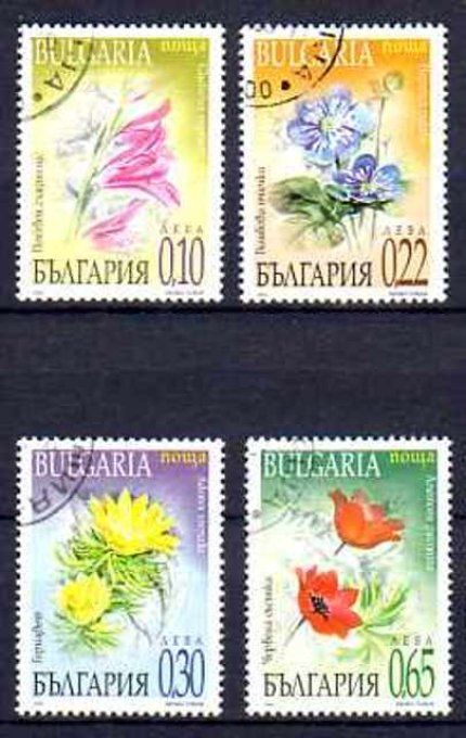 Bulgarie 2000 (FL16) série complète de 4 timbres oblitérés
