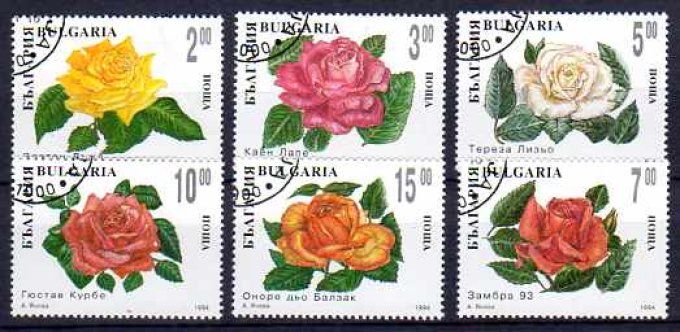 Bulgarie 1994 (FL17) série complète de 6 timbres oblitérés