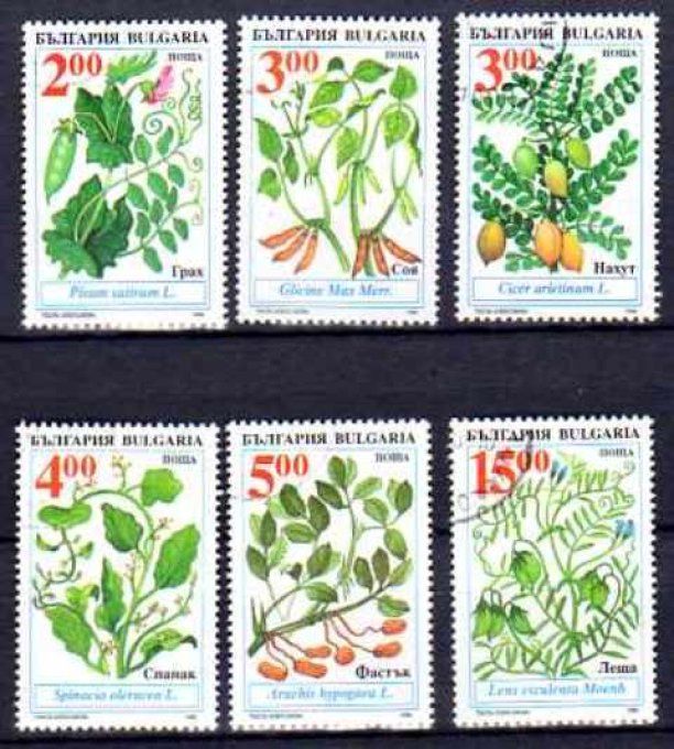 Bulgarie 1995 (FL19) série complète de 6 timbres oblitérés