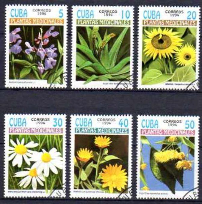Cuba 1994 (FL38) série complète de 6 timbres oblitérés