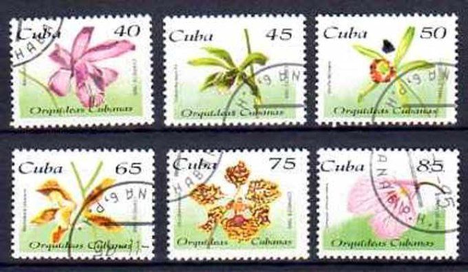 Cuba 1995 (FL45) série complète de 6 timbres oblitérés