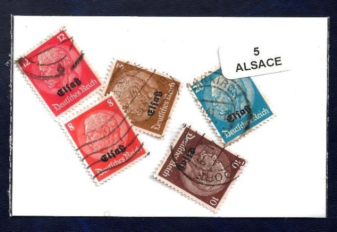 Collections de timbres de France 1940 Alsace Lorraine