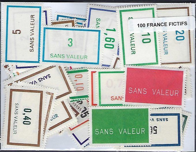 Collections de timbres de France neufs et oblitérés Fictifs