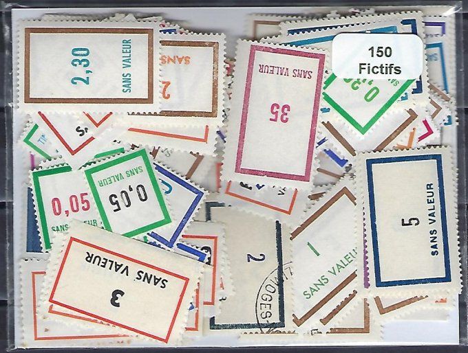 Collections de timbres de France neufs et oblitérés Fictifs