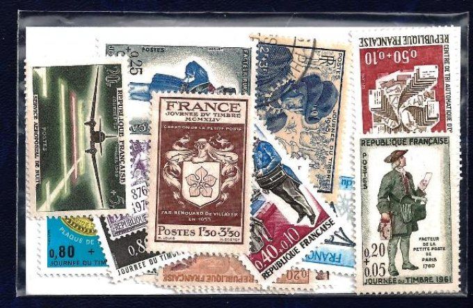 Collections de timbres de France oblitérés Journée du timbre