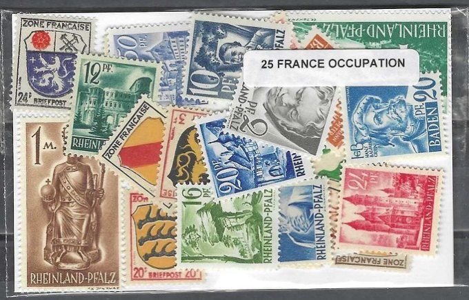 Collections de timbres de France Neufs et oblitérés Occupation
