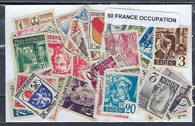 Collections de timbres de France Neufs et oblitérés Occupation