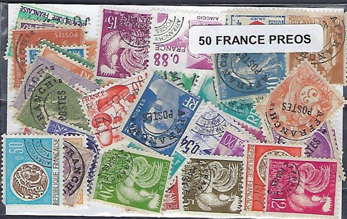 Collections de timbres oblitérés de France Préoblitérés
