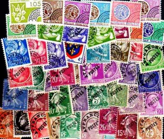 Collections de timbres oblitérés de France Préoblitérés