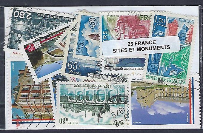 Collections de timbres oblitérés de France Sites et Monuments