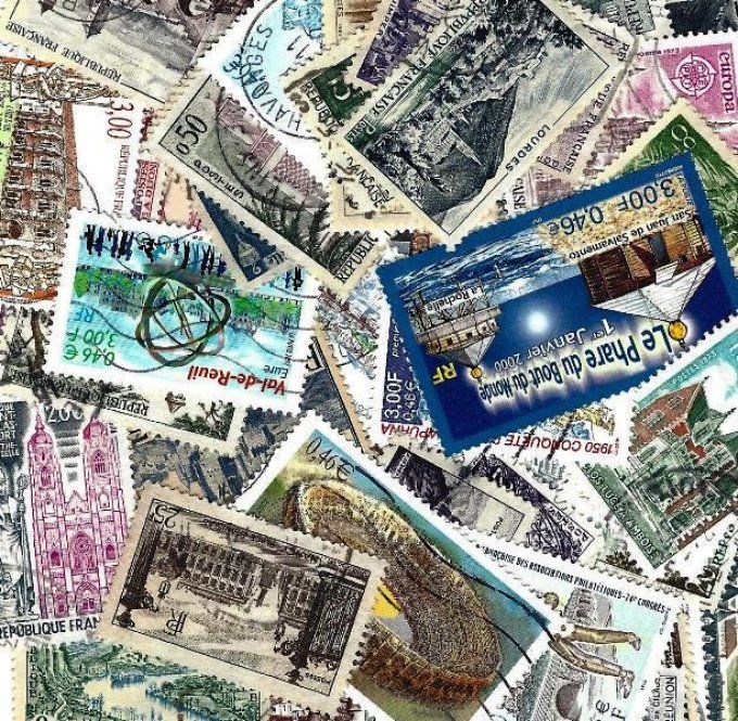 Collections de timbres oblitérés de France Sites et Monuments