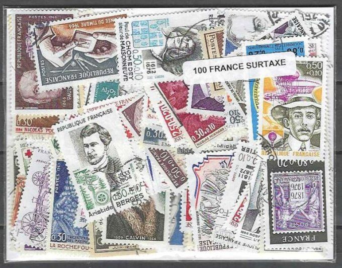 Collections de timbres de France avec surtaxe