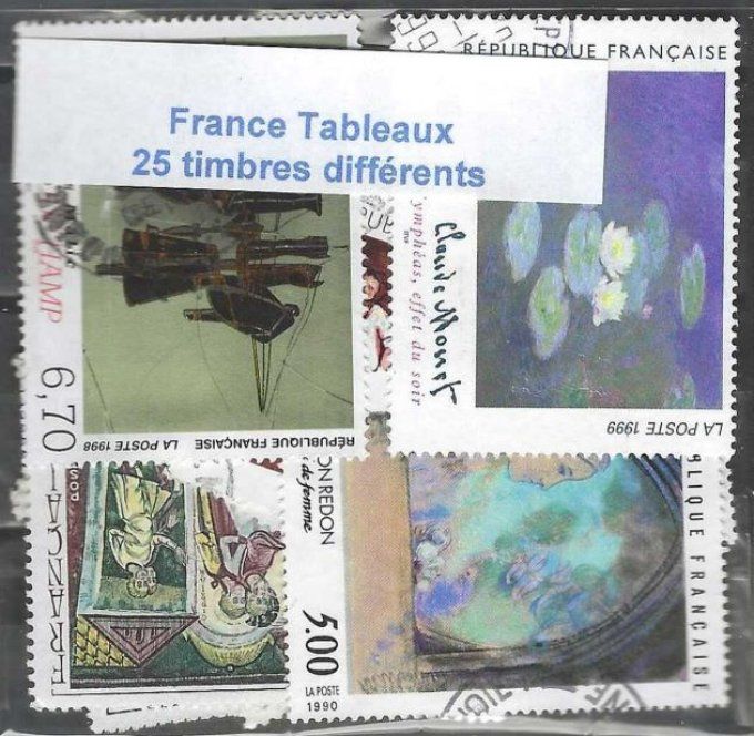 Collections de timbres de France Tableaux