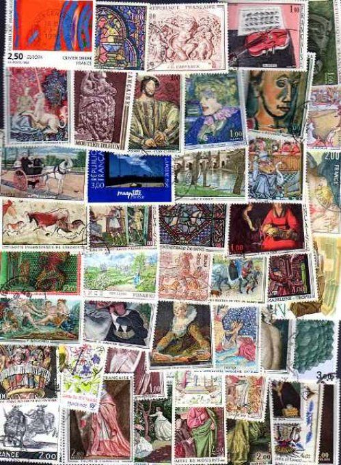 Collections de timbres de France Tableaux