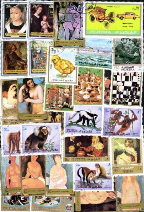 Collections de timbres de Fujeira