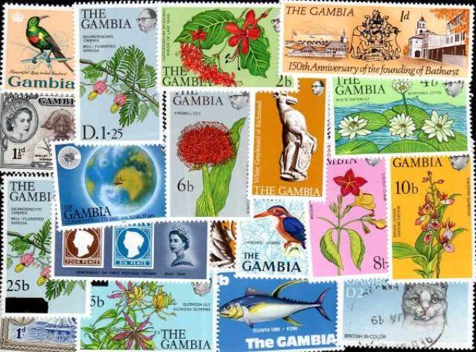 Collections de timbres de Gambie