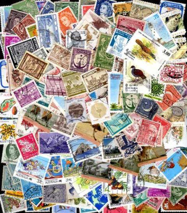 Collections de timbres de Grande-Bretagne Empire Commonwealth
