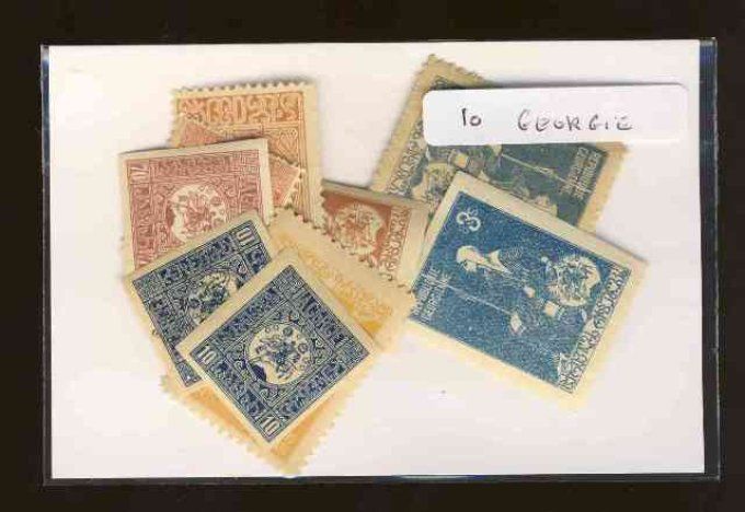 Collections de timbres de Géorgie