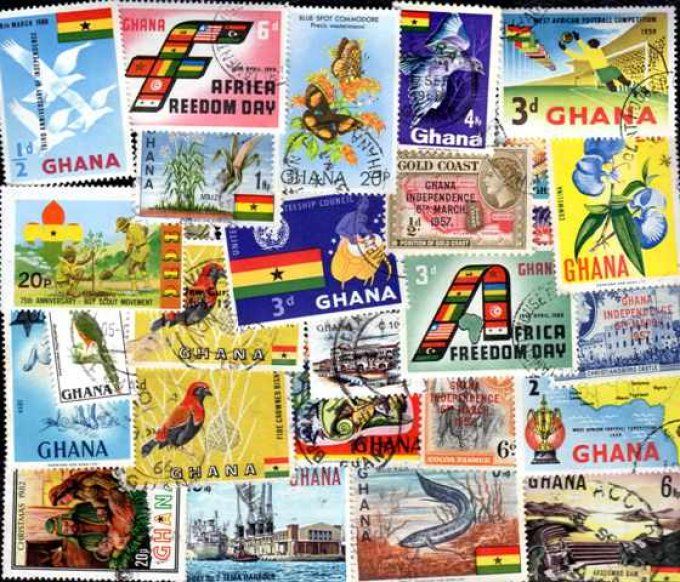 Collections de timbres du Ghana
