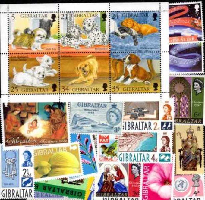 Collections de timbres de Gibraltar